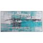 Rug Blue Multicolour 80 X 150 Cm 3d Print Low Pile