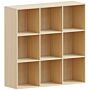 Durham 3x3 Cube Storage Unit, Oak