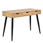 Neptun 3 Drawer Office Desk In Oak