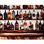 The Tipple Shelf By Sydney Edmunds - Wrapped Canvas