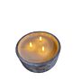 Led Cement Circular Candlepot 20x8cm