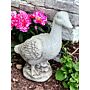 Stone Effect White Duck Statue