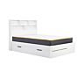 Alfie King Storage Bed White