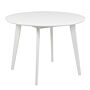 Roxby Round Dining Table In White