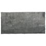 Shaggy Area Rug Grey Cotton Polyester Blend 80 X 150 Cm Fluffy Dense Pile