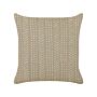 Decorative Cushion Grey Cotton 45 X 45 Cm Geometric Pattern Foil Print