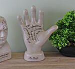 Ceramic Palmistry Hand, 24cm