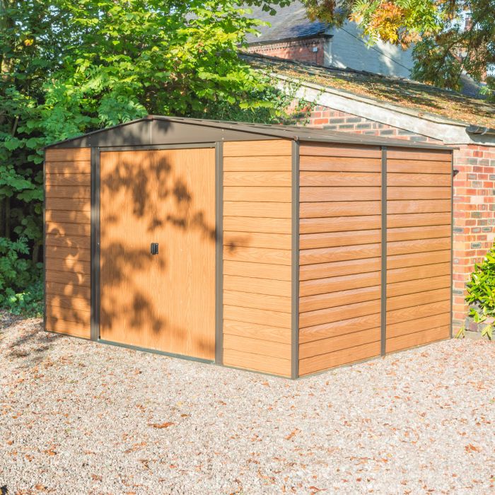 10 X 8 Woodvale Metal Apex Shed - No Floor