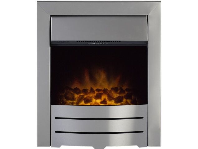 Adam Colorado Electric Fire In Brushed Steel