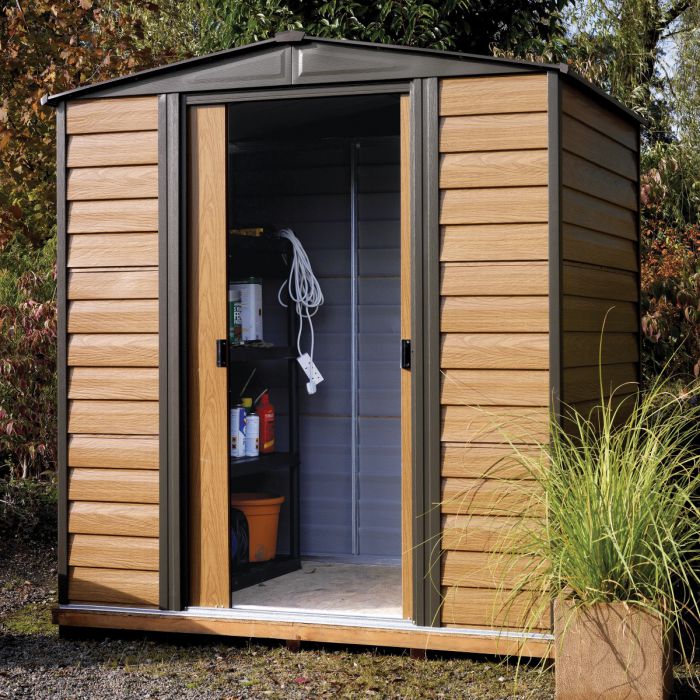 6 X 5 Woodvale Metal Apex Shed - No Floor