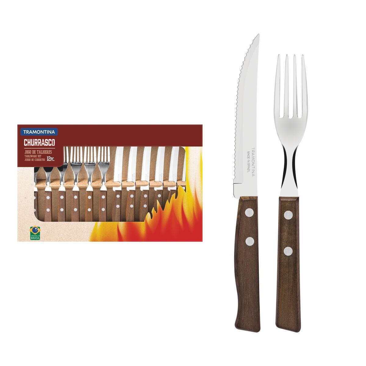 Photos - Cutlery Set Tramontina 12 Pcs.  