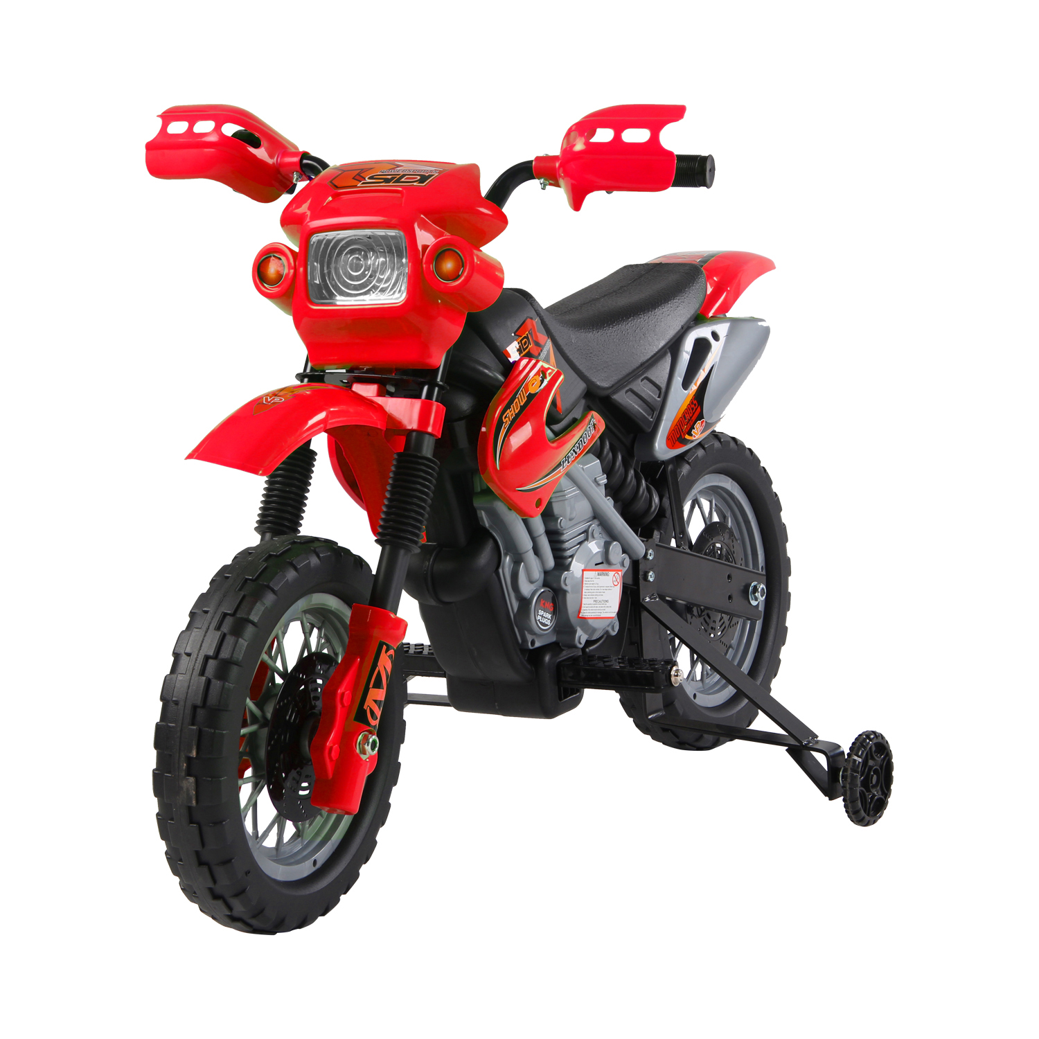 Homcom 6v Kids Child Electric Motorbike Ride On Motorcycle Scooter Children Toy Gift (red)