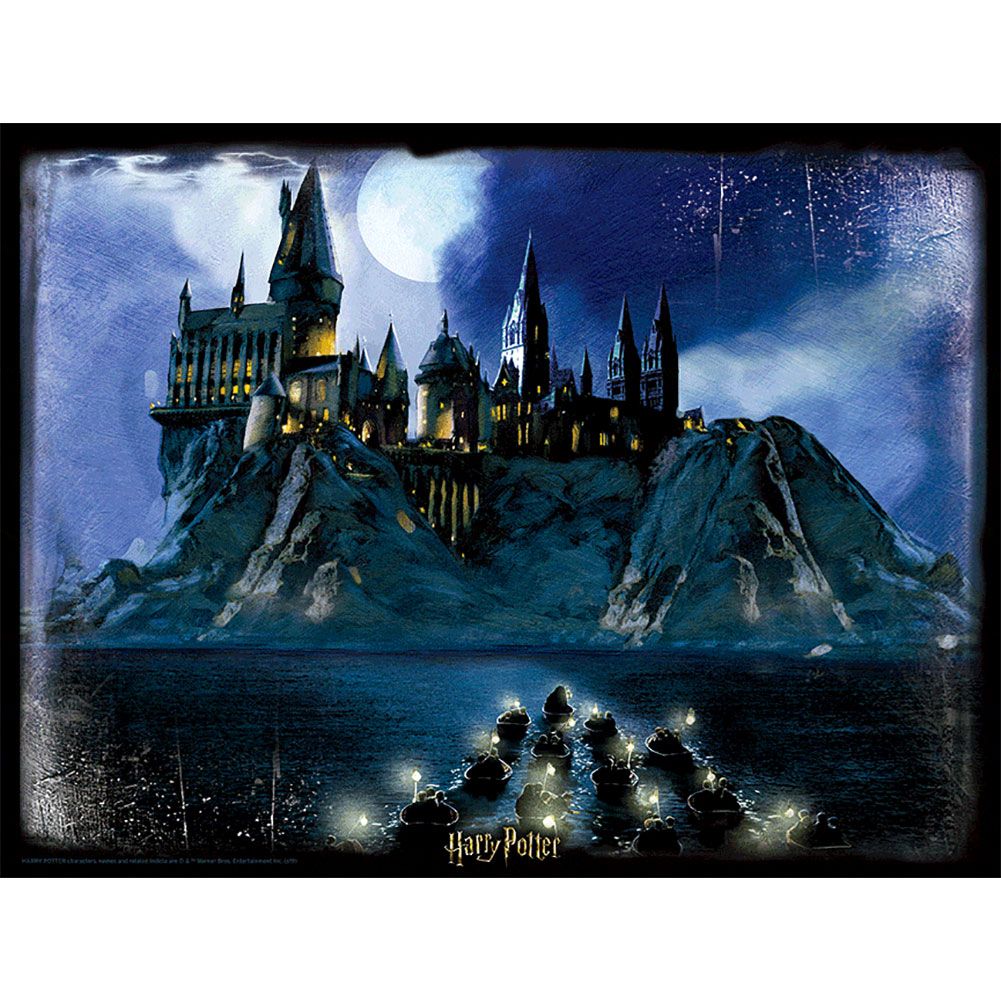 Harry Potter 3d Image Puzzle 500pc Hogwarts Night