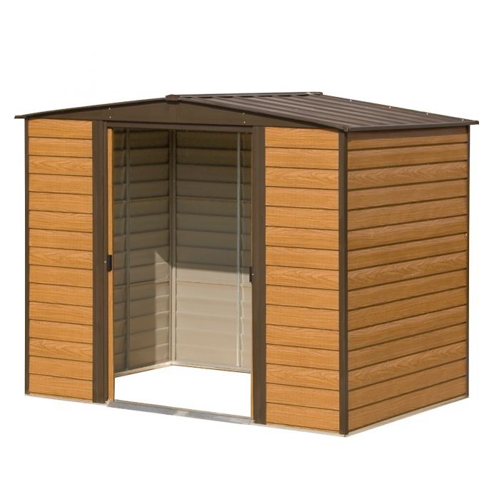8 X 6 Woodvale Metal Apex Shed - No Floor