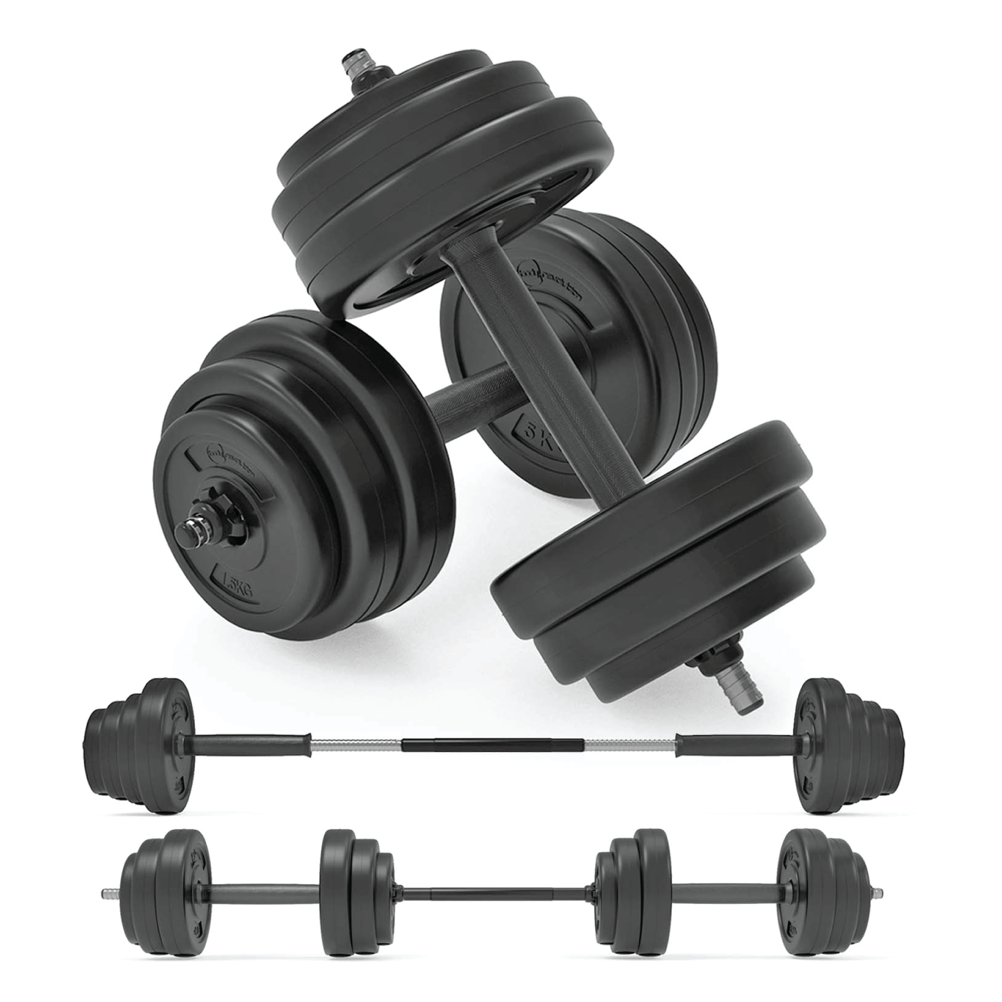 Body Revolution Vinyl Dumbbell Set (10kg - 50kg)