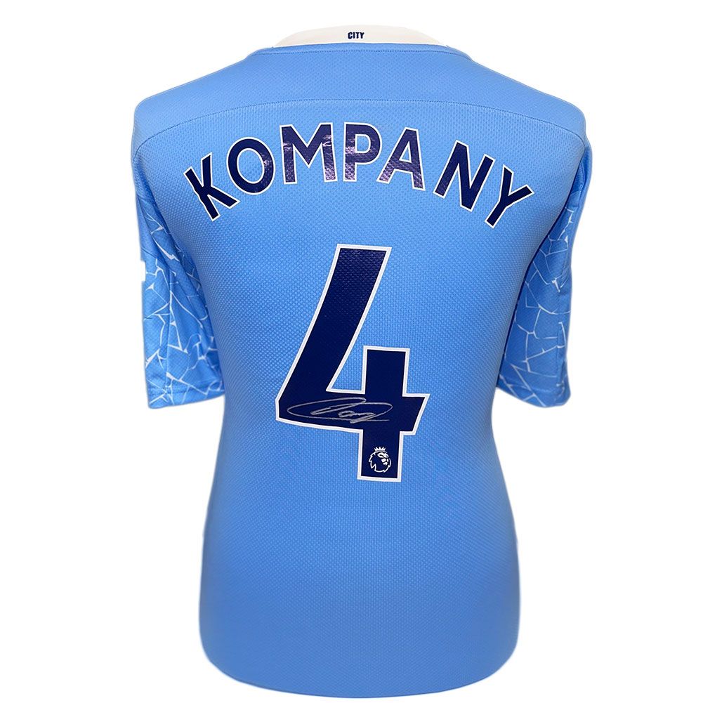 Manchester City Fc Kompany Signed Shirt