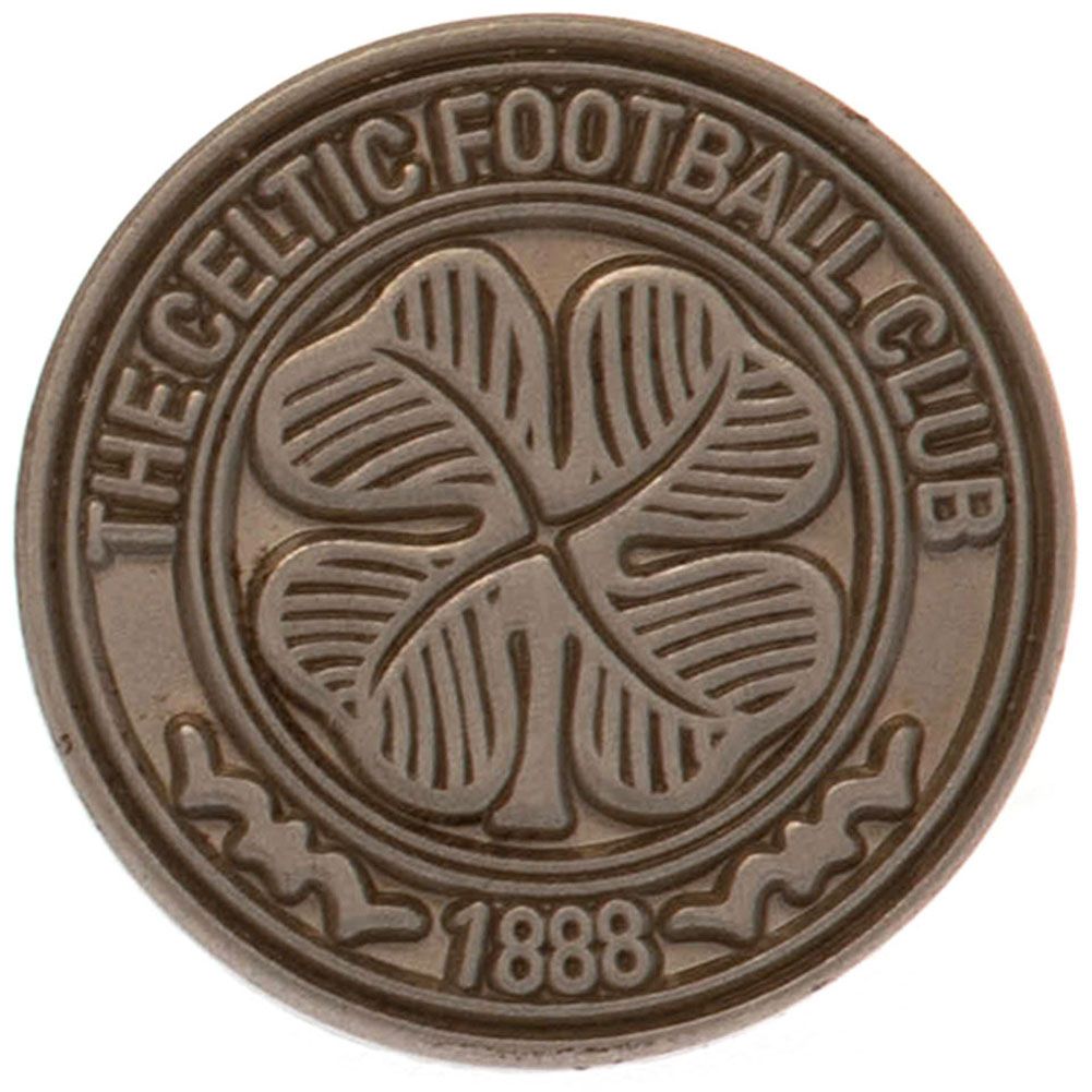 Celtic Fc Antique Silver Crest Badge