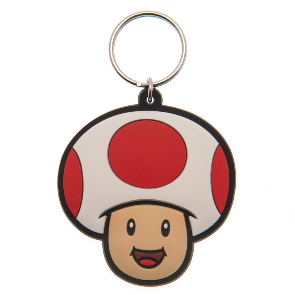 Super Mario Toad Pvc Keyring